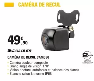 Caliber - Caméra De Recul Cam030 offre à 49,9€ sur E.Leclerc L'Auto