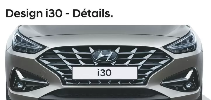 Design i30-Détails offre sur Hyundai