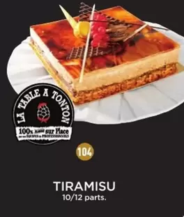 Tiramisu offre sur E.Leclerc