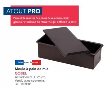 Gobel - Moule À Pain De Mie offre sur Metro