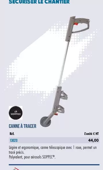 Canne A Tracer offre à 44€ sur Master Pro