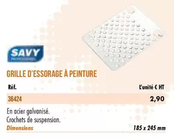 SAVY - Grille D'Essorage À Peinture offre à 2,9€ sur Master Pro