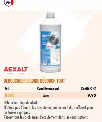 Aexakt - Déboucheur Liquide Débouch Tout offre à 9,9€ sur Master Pro