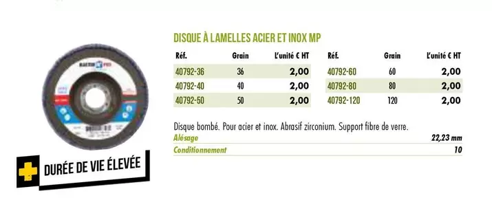 Disque À Lanelles Acier Et Inox Mop offre à 2€ sur Master Pro