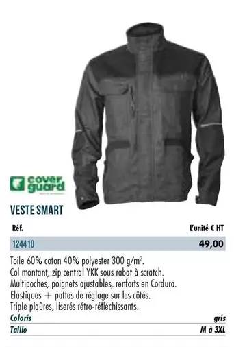 Veste Smart offre à 49€ sur Master Pro