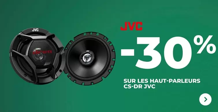 JVC - Sur Les Haut-Parleurs Cs-Dr Jvc offre sur Feu Vert