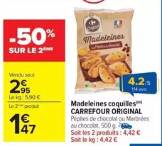 Carrefour - Madeleines Coquilles offre à 2,95€ sur Carrefour Contact