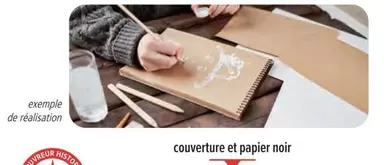 Couperture Et Papier Noir offre sur Le Géant des Beaux-Arts