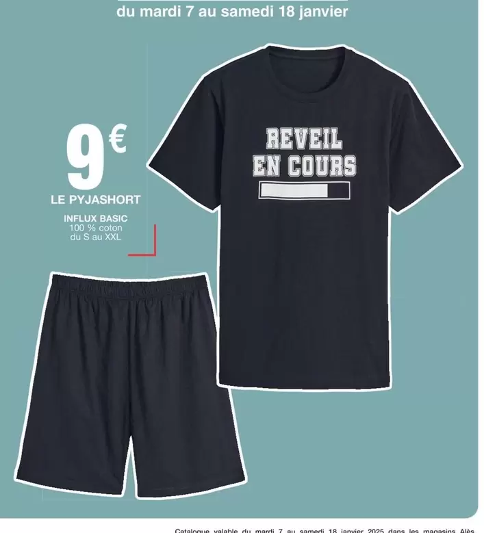 Le Pyjashort offre à 9€ sur Cora