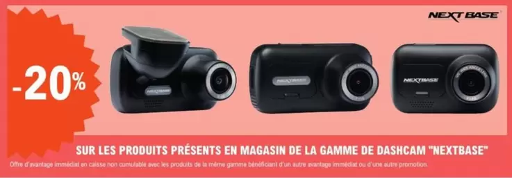 NextBase - Sur Les Produits Présents En Magasin De La Gamme De Dashcam offre sur E.Leclerc L'Auto