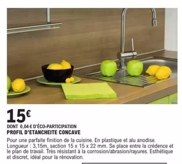 Profil D'Etancheite Concave offre à 15€ sur E.Leclerc Brico