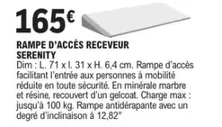 Rampe D'Acces Receveur Serenity offre à 165€ sur E.Leclerc Brico