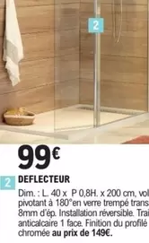 Deflecteur offre à 99€ sur E.Leclerc Brico