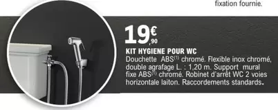 Kit Hygiene Pour WC offre à 19,9€ sur E.Leclerc Brico