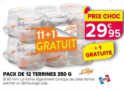 Pack De 12 Terrines offre à 29,95€ sur Kiriel