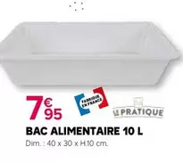 Bac Alimentaire offre à 7,95€ sur Kiriel