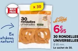 Le Parfait - 30 Rondelles Universelles offre à 6,95€ sur Kiriel