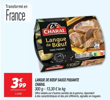 Charal - Langue De Bœuf Sauce Piquante offre à 3,99€ sur Netto