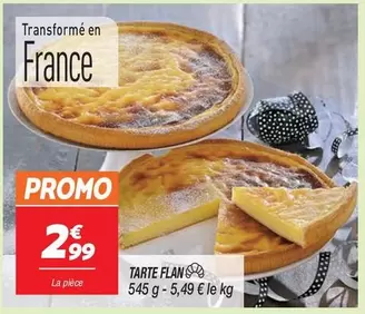 Promo - Tarte Flan offre à 2,99€ sur Netto