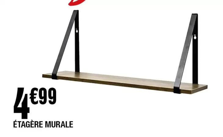 Étagère Murale offre à 4,99€ sur La Foir'Fouille