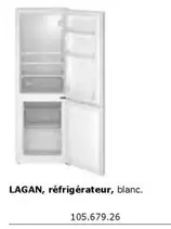 Lagan,réfrigérateur, blanc. 105.679.26 offre sur IKEA
