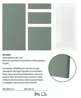 Nickebo offre sur IKEA