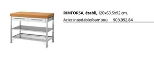 Rimforsa, Etabli offre sur IKEA