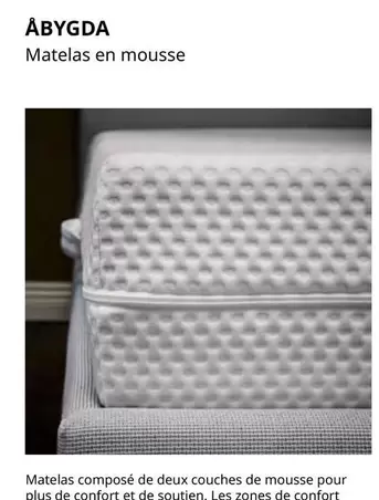 Ábgrda Matelas En Mousse offre sur IKEA