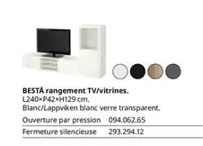 Bestå rangement TV/Vitrines. offre sur IKEA