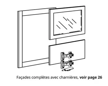 Facades Complètes Avec Charnieres, Voir Page 26 offre sur IKEA