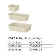 Nojig Boite offre sur IKEA