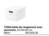 Tjena Boîte De Rangement Avec Couvercle offre sur IKEA