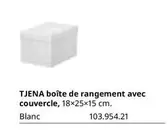 Tjena Boîte De Rangement Avec Couvercle offre sur IKEA