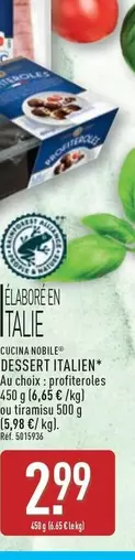 IllaborÉ En Italie offre à 2,99€ sur Aldi