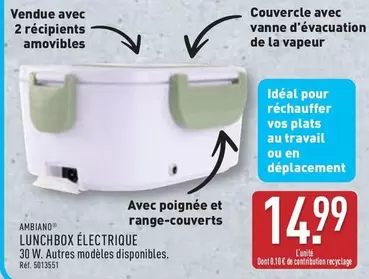 Lunchbox Électrique offre à 14,99€ sur Aldi