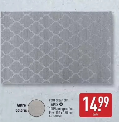 Home Creation -  Tapis offre à 14,99€ sur Aldi