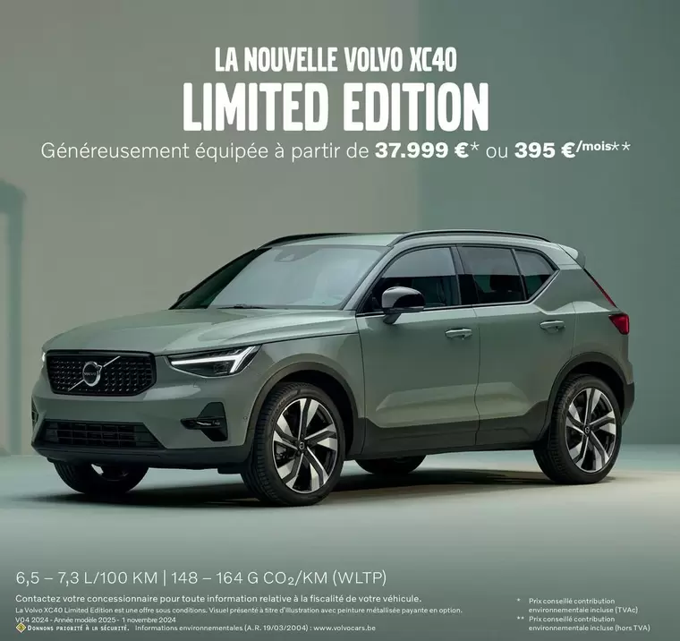 Volvo - Xc40 offre à 37999€ sur VOLVO