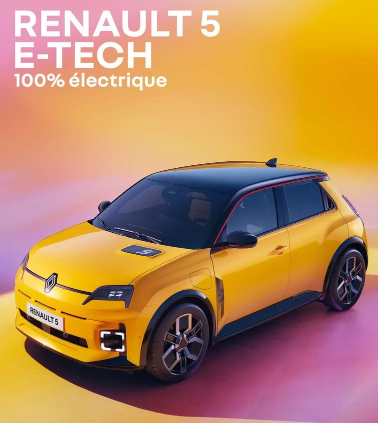 Renault - 5 E-Tech offre sur Renault