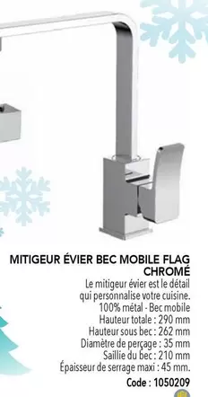 Mitigeur Évier Bec Mobile Flag offre sur SAMSE