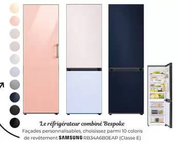 Samsung - Le Réfrigérateur Combiné Bespoke offre sur Cuisinella