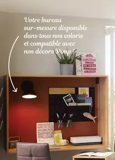 Votre Bureau Sur-mesure Disponible Dans Tous Nos Coloris Et Compatible Avec Nos Décors Romp offre sur Cuisinella