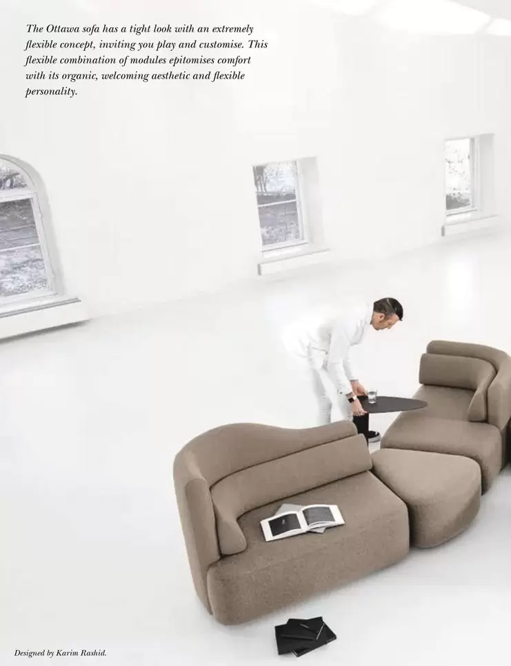 The Ottawa Sofa Has A Tight Look With An Extremely Flexible Concept, Inviting You Play And Customise. offre sur BoConcept