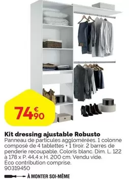 Kit Dressing Ajustable Robusto offre à 74,9€ sur Weldom