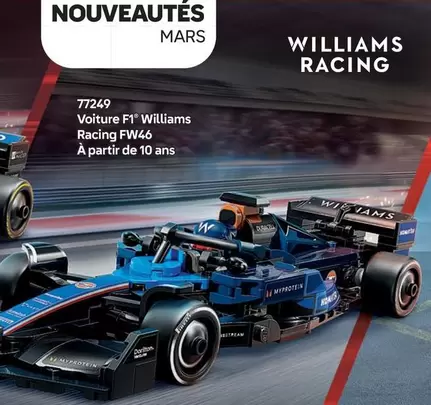 LEGO - Voiture F14 Williams Racing Fw46 À Partir De 10 Ans offre sur LEGO