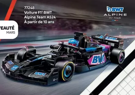 LEGO - Voiture F1 Bwt Alpine Team A524 offre sur LEGO