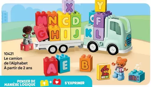 Le Camion De L'Alphabet offre sur LEGO