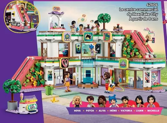 Le Centre Commercial Heartlake City  offre sur LEGO