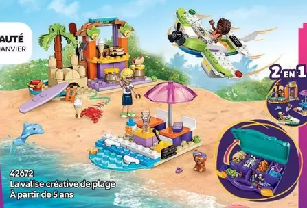 La Valise Créative De Plage offre sur LEGO