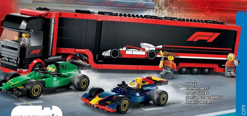 Camion De F1 Avec Voitures De F1 offre sur LEGO