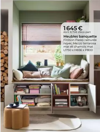 Meubles Banquette offre à 1645€ sur SoCoo'c